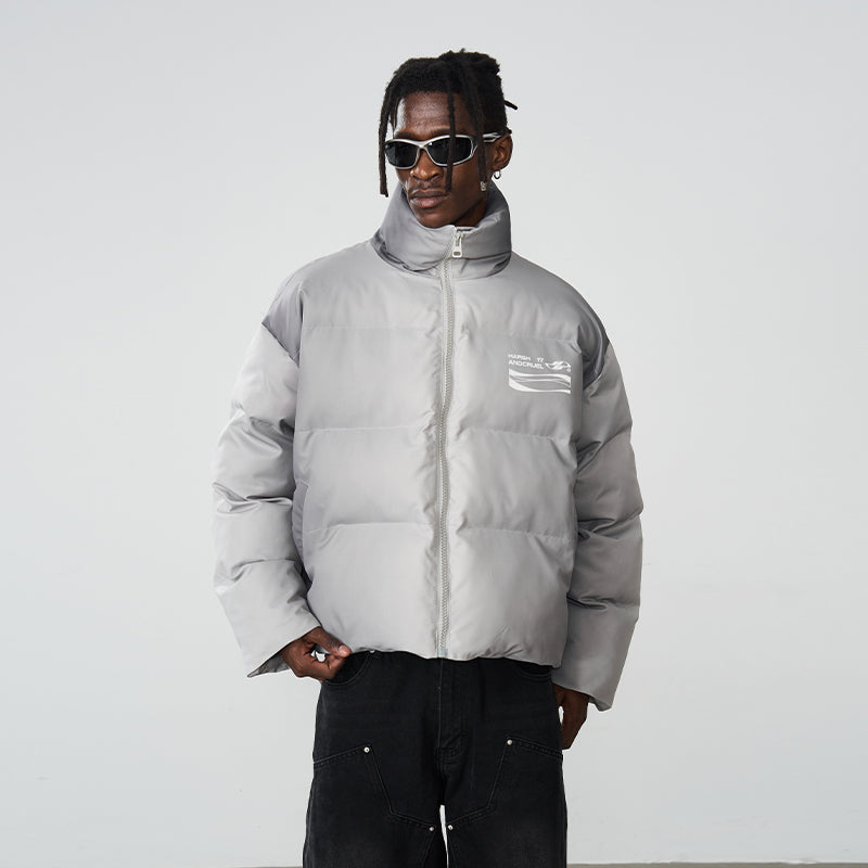 Silver Gradient Down Jacket
