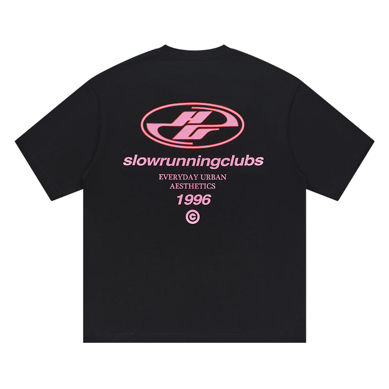 Retro Sports Logo Print Tee