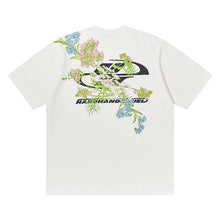 Load image into Gallery viewer, Floral Embroidered Logo Tee
