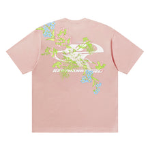 Load image into Gallery viewer, Floral Embroidered Logo Tee
