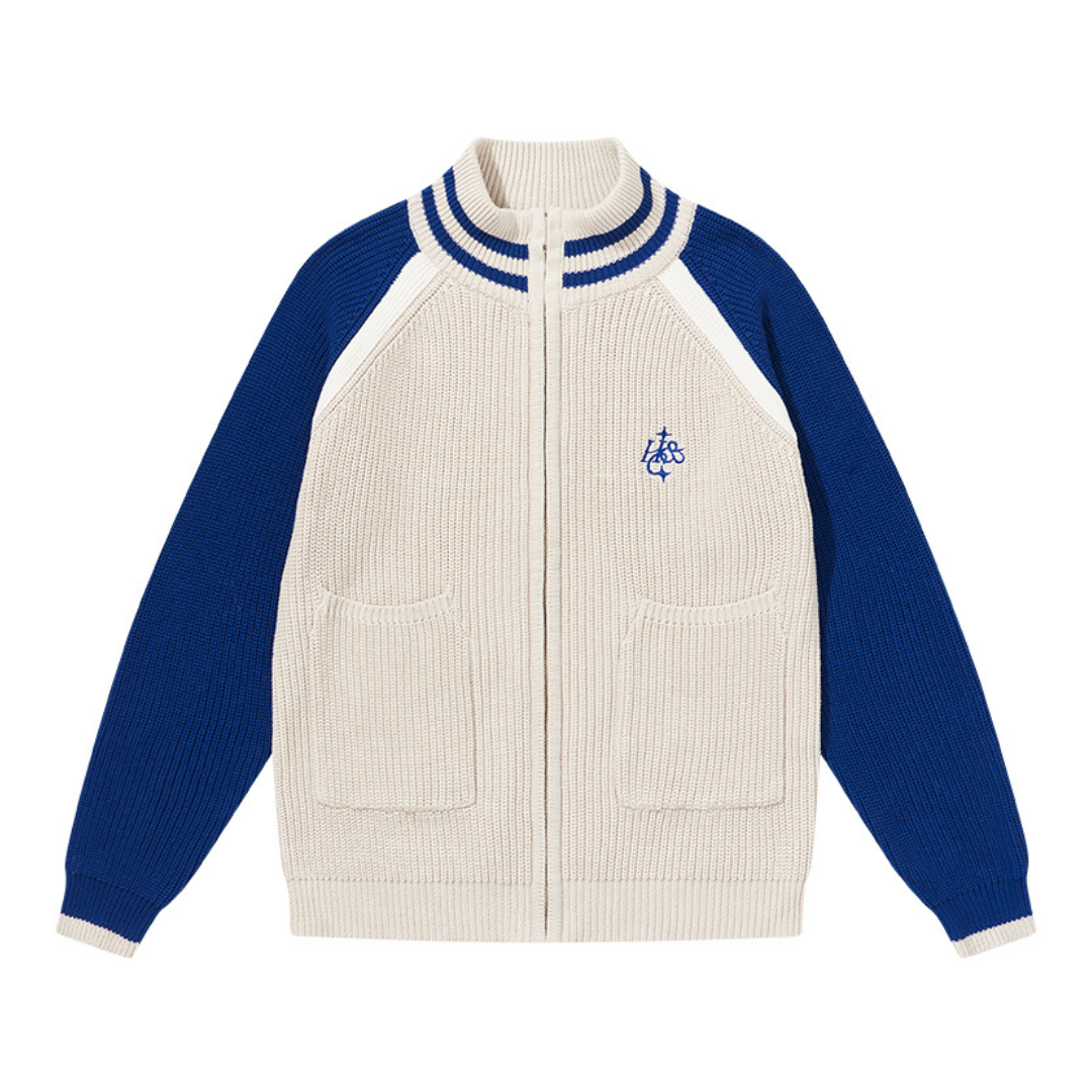 Embroidered fleece cardigan hot sale