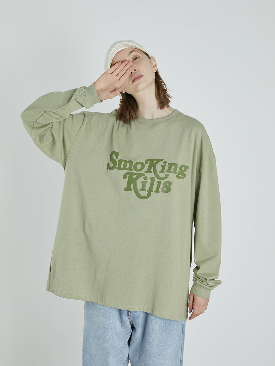 Smoking Kills Print L/S Tee