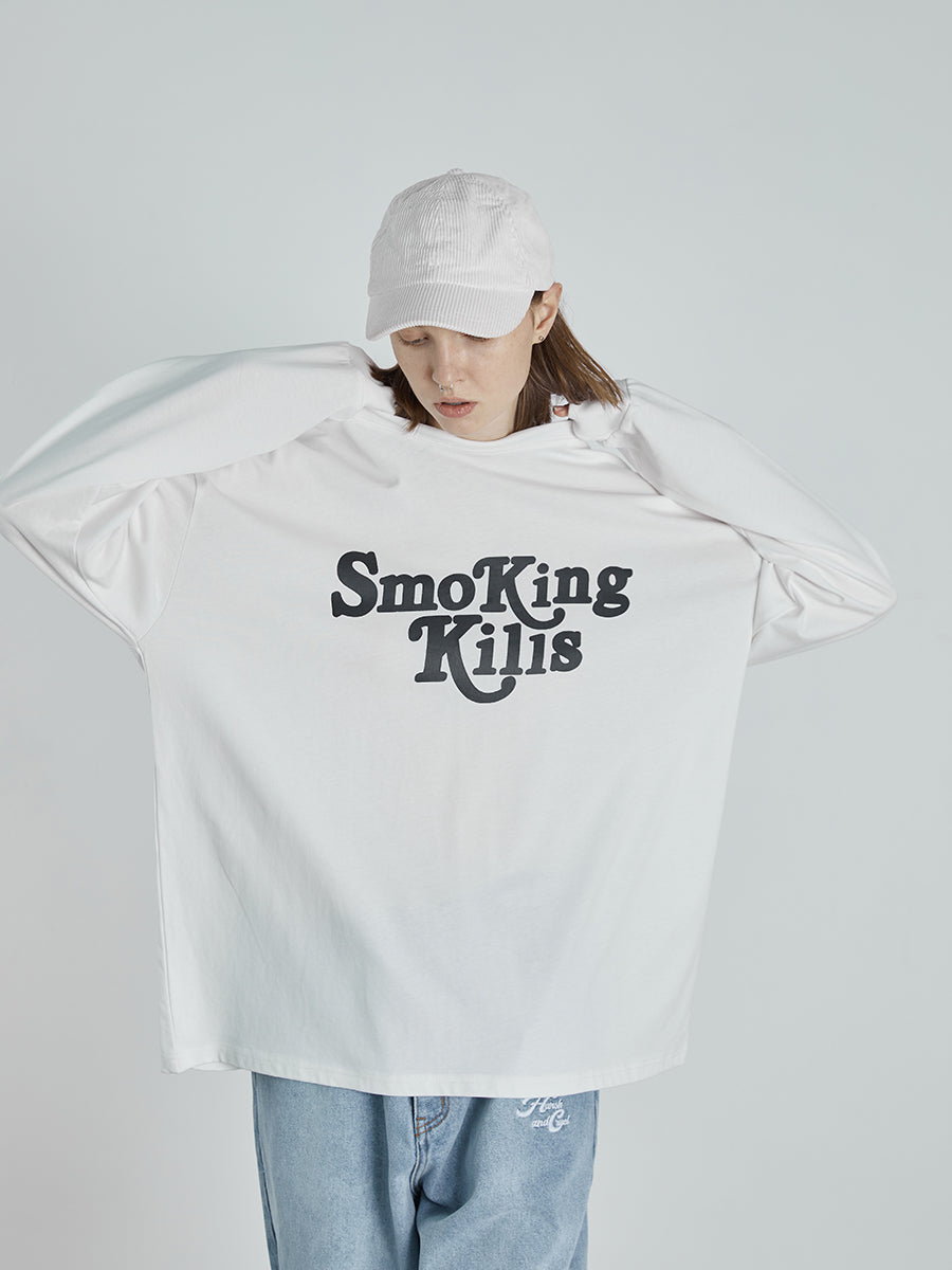 Smoking Kills Print L/S Tee