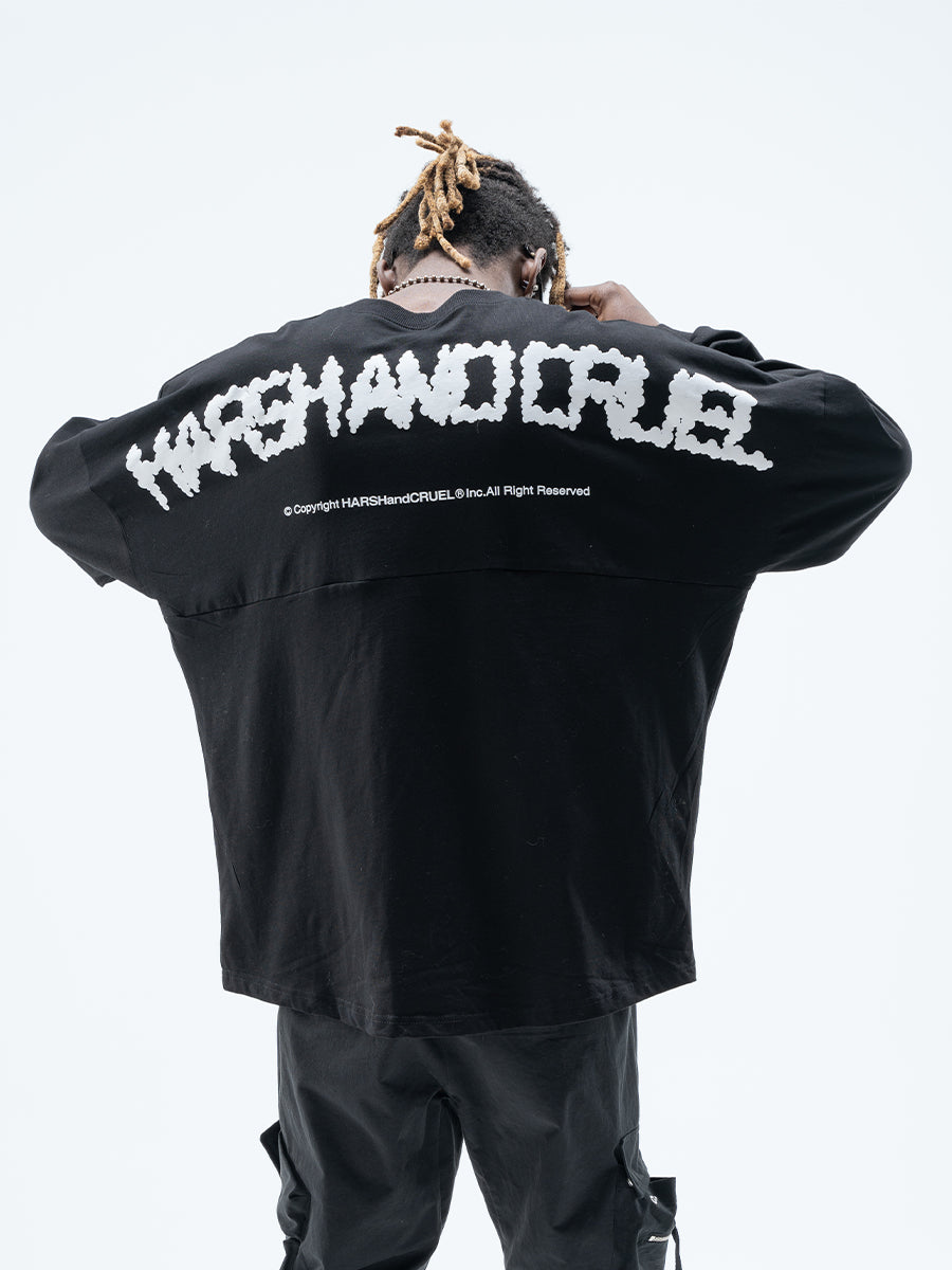 Back Logo Foam Print L/S Tee