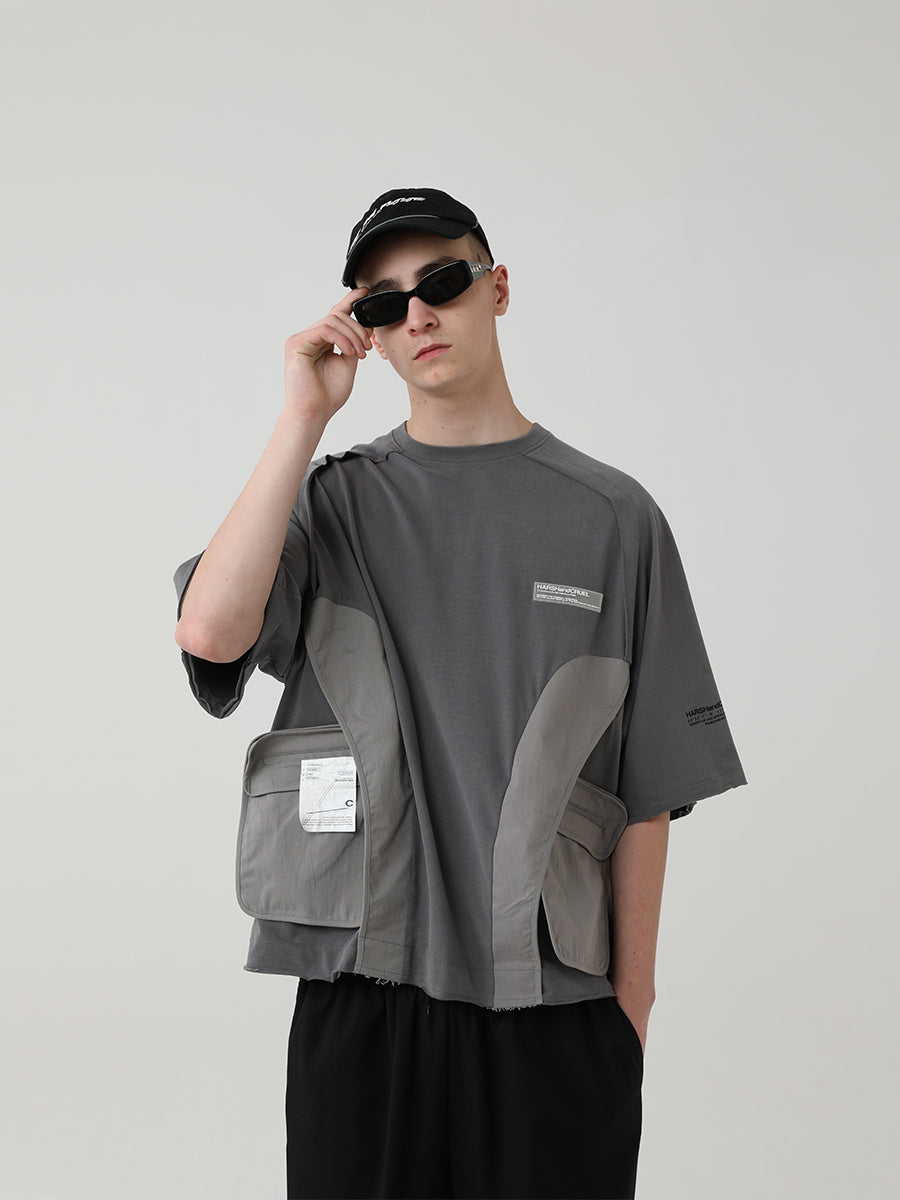 Functional Stitched Logo Tee