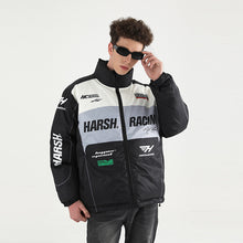 Load image into Gallery viewer, Retro Motorcycle Racing Down Jacket
