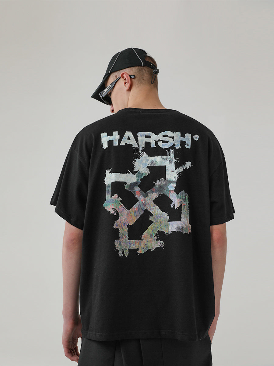 Oil Painting Arrows Logo Tee