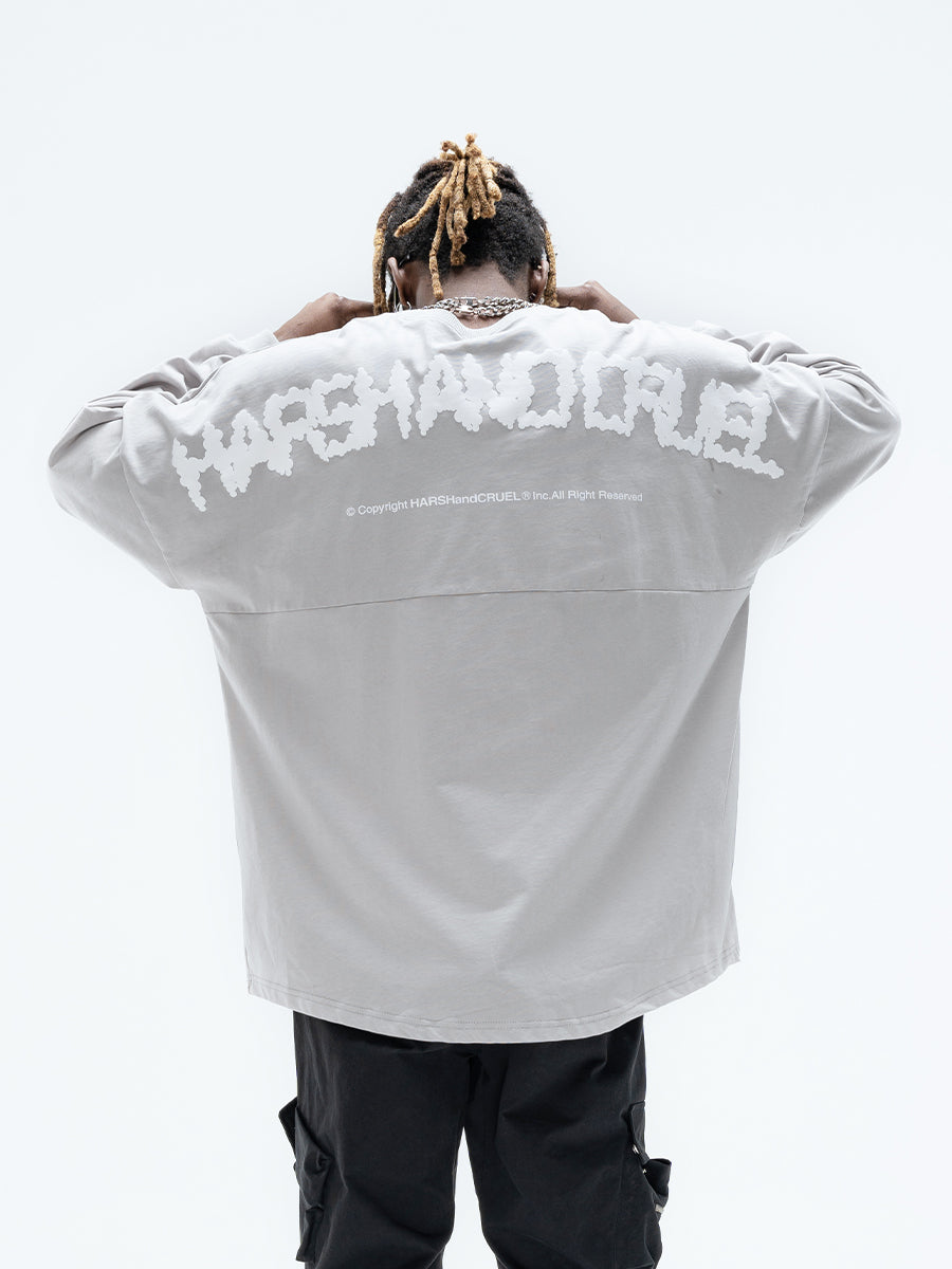 Back Logo Foam Print L/S Tee