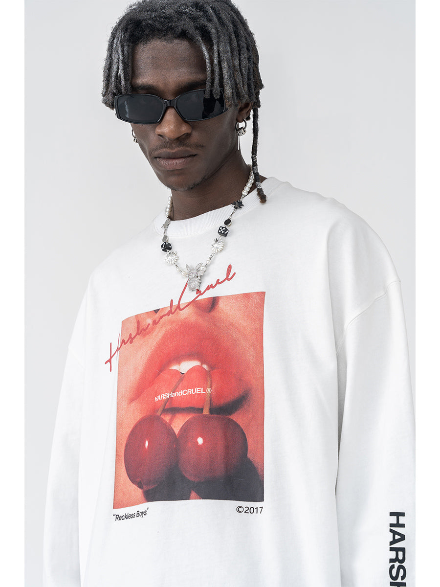 Cherry Logo Long Sleeve Tee