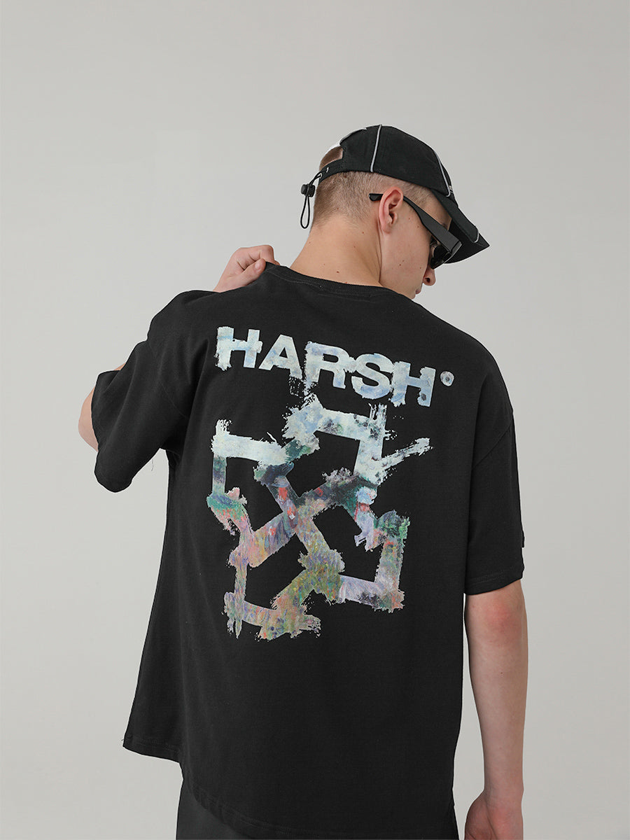 Oil Painting Arrows Logo Tee