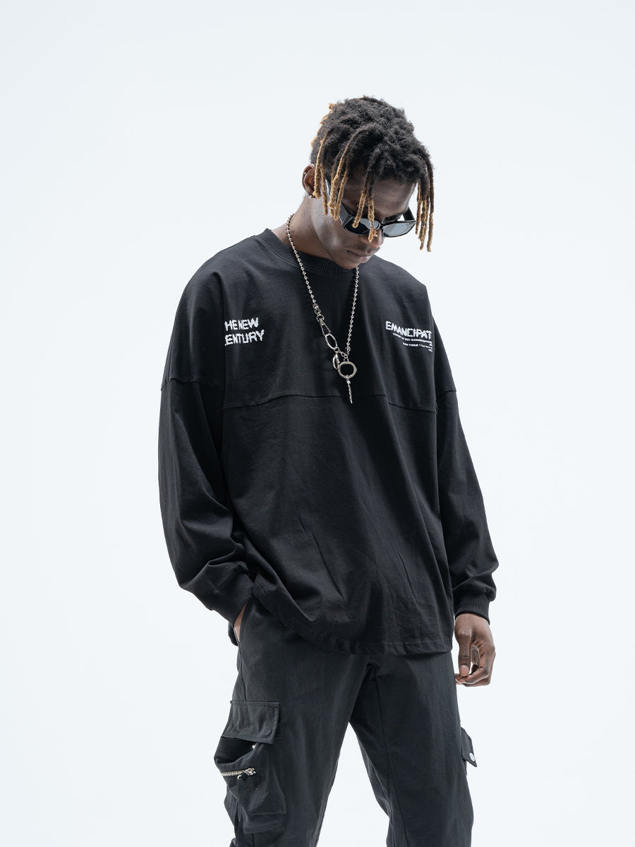 Back Logo Foam Print L/S Tee