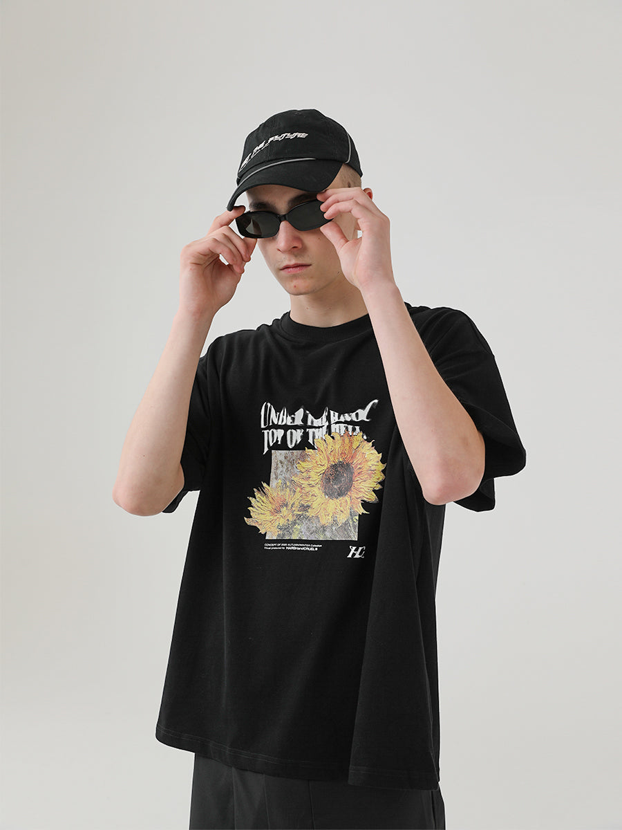 Sunflowers Oil Painting Tee