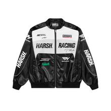 Load image into Gallery viewer, Retro Motorcycle Faux Leather Racing Jacket
