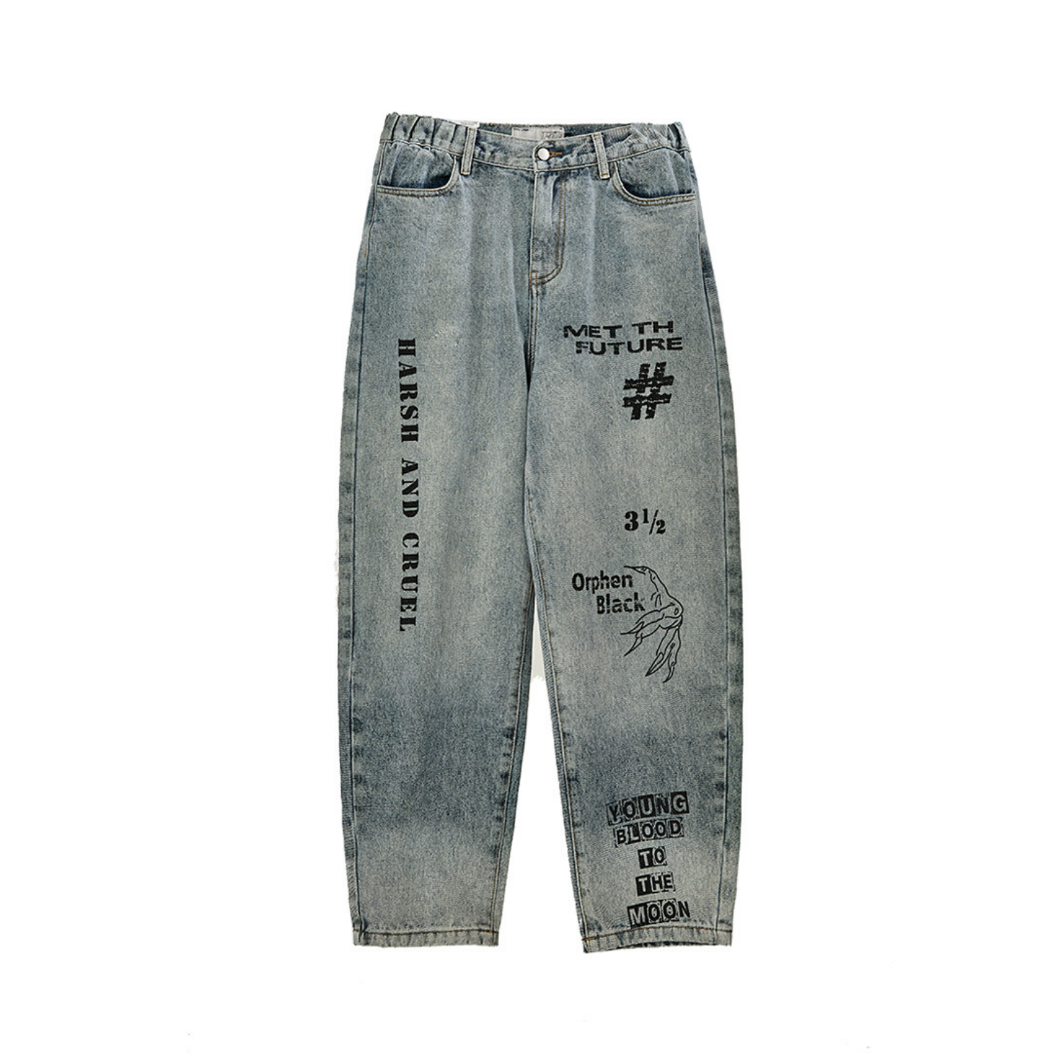 Graffiti Loose Denim