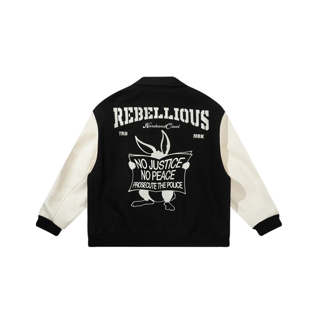 Harsh and Cruel New Emancipation Varsity Jacket - Blue