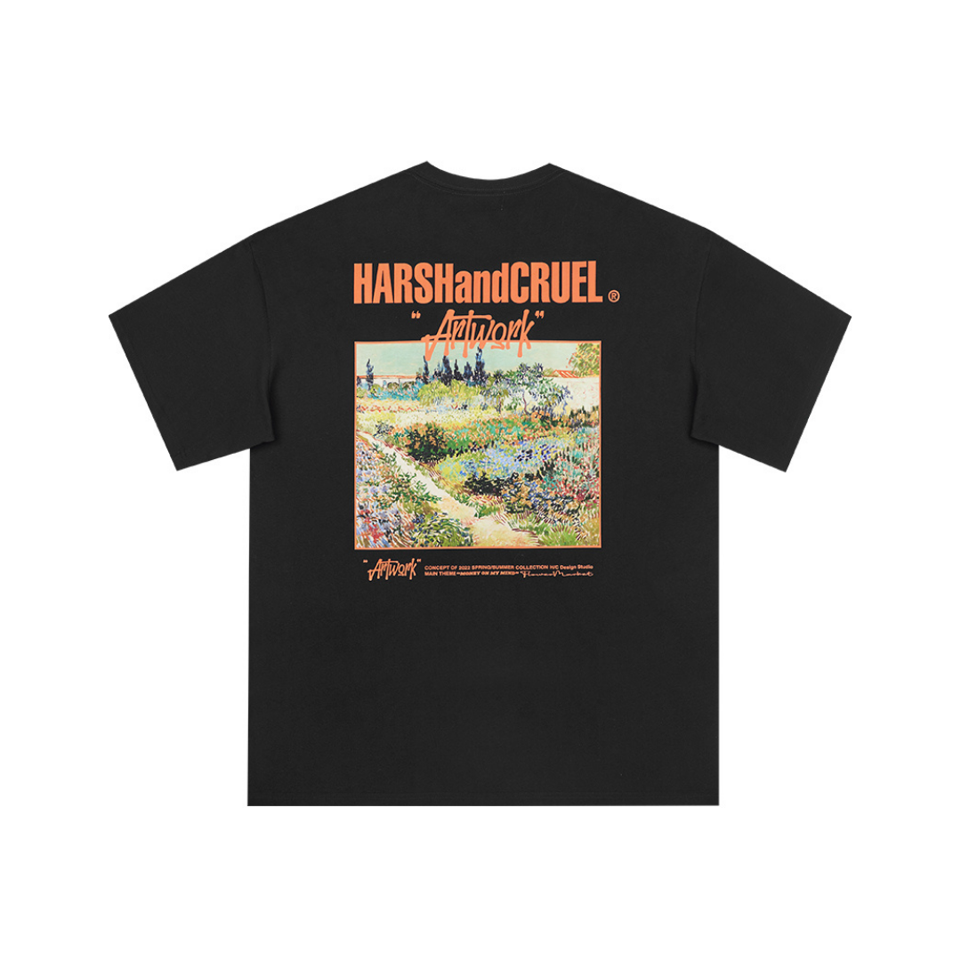 Van Gogh Garden Oil Painting Tee