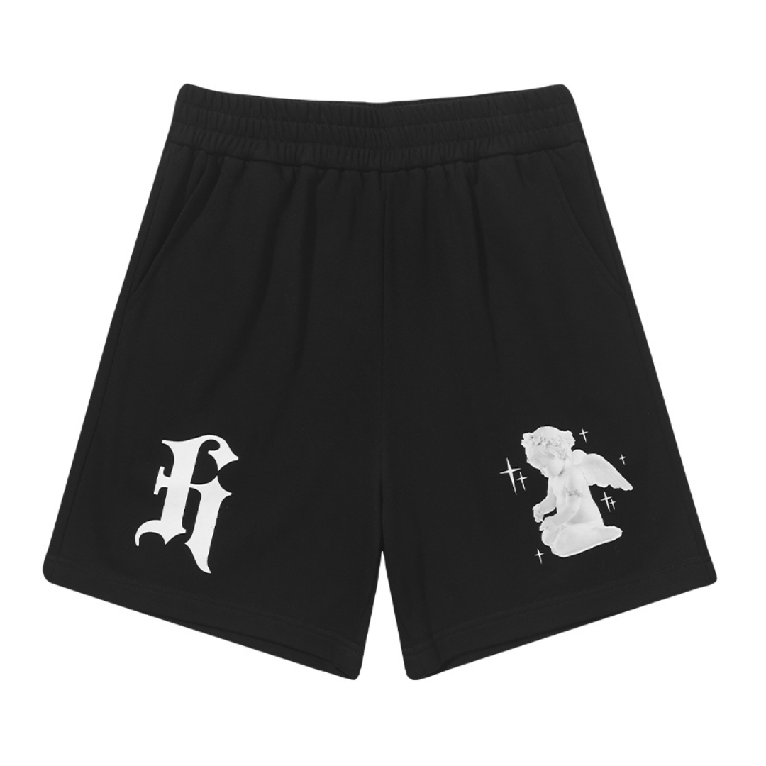 Shining Angel Printed Shorts