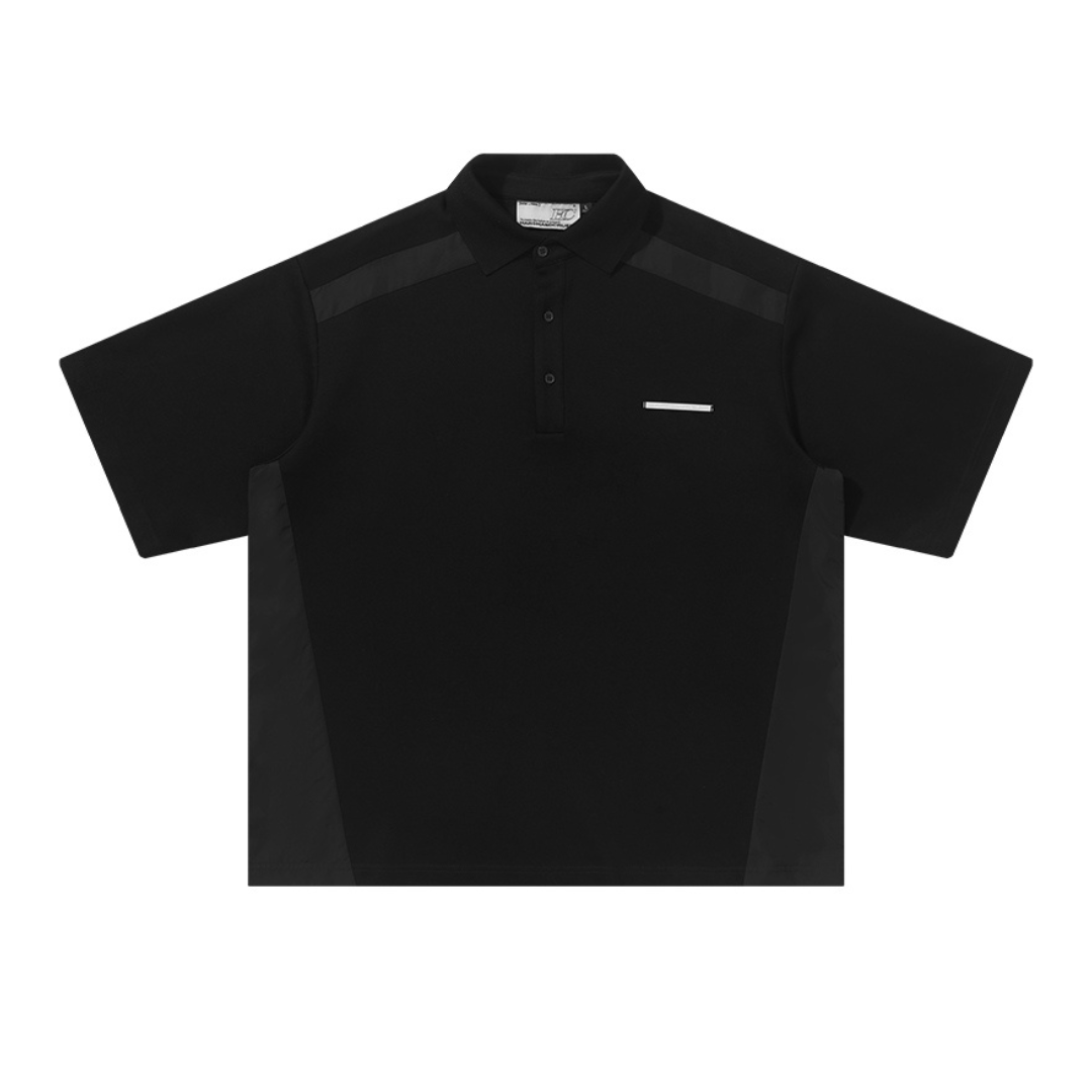 Stitched Nylon Polo Shirt