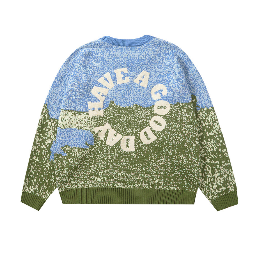 Sweater full shop print