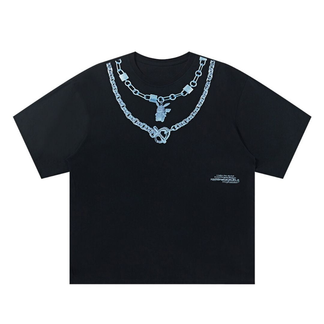 Printed Pika Chain Tee