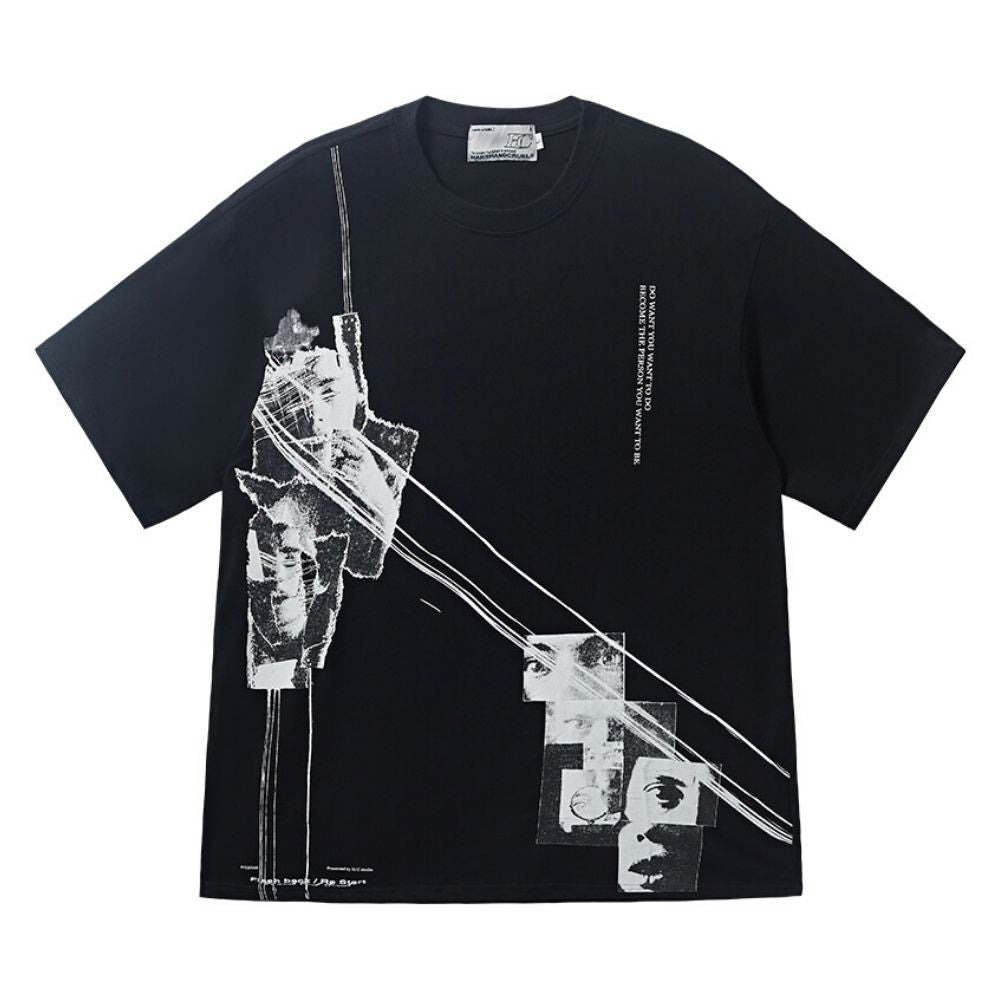 Collage Printed Tee