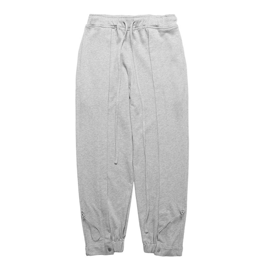 Pleated Adjustable Sweatpants