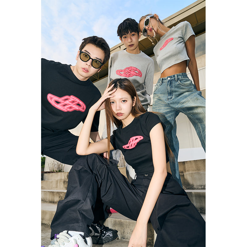 Chrome Dynamic Logo Crop Top