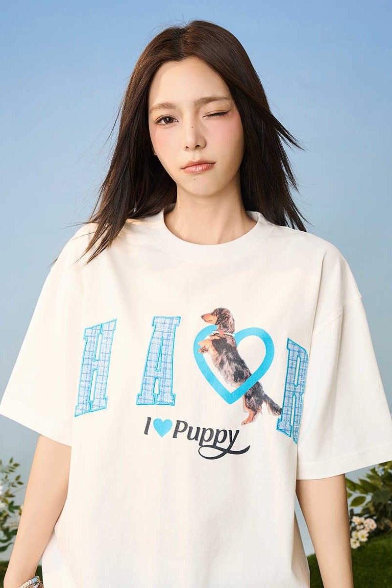 I Love Dog Graphic Tee