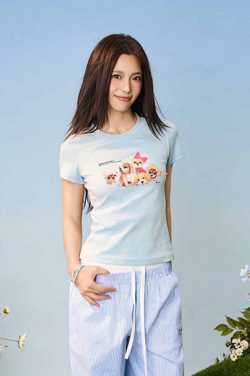 Watercolor Dog Graphic Tee