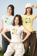 Load image into Gallery viewer, Plush Apple Embroidered Tee
