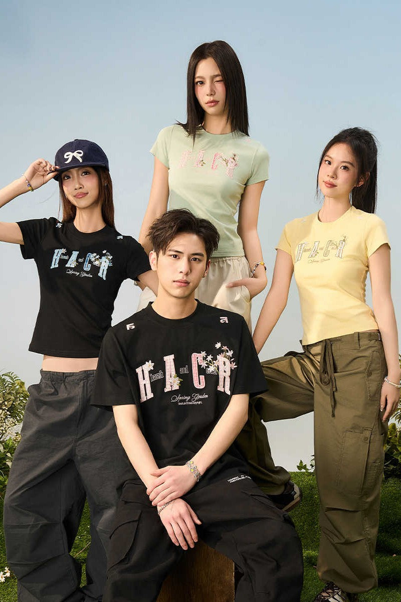 Plaid Patch Couple Tee