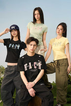 Plaid Patch Couple Tee