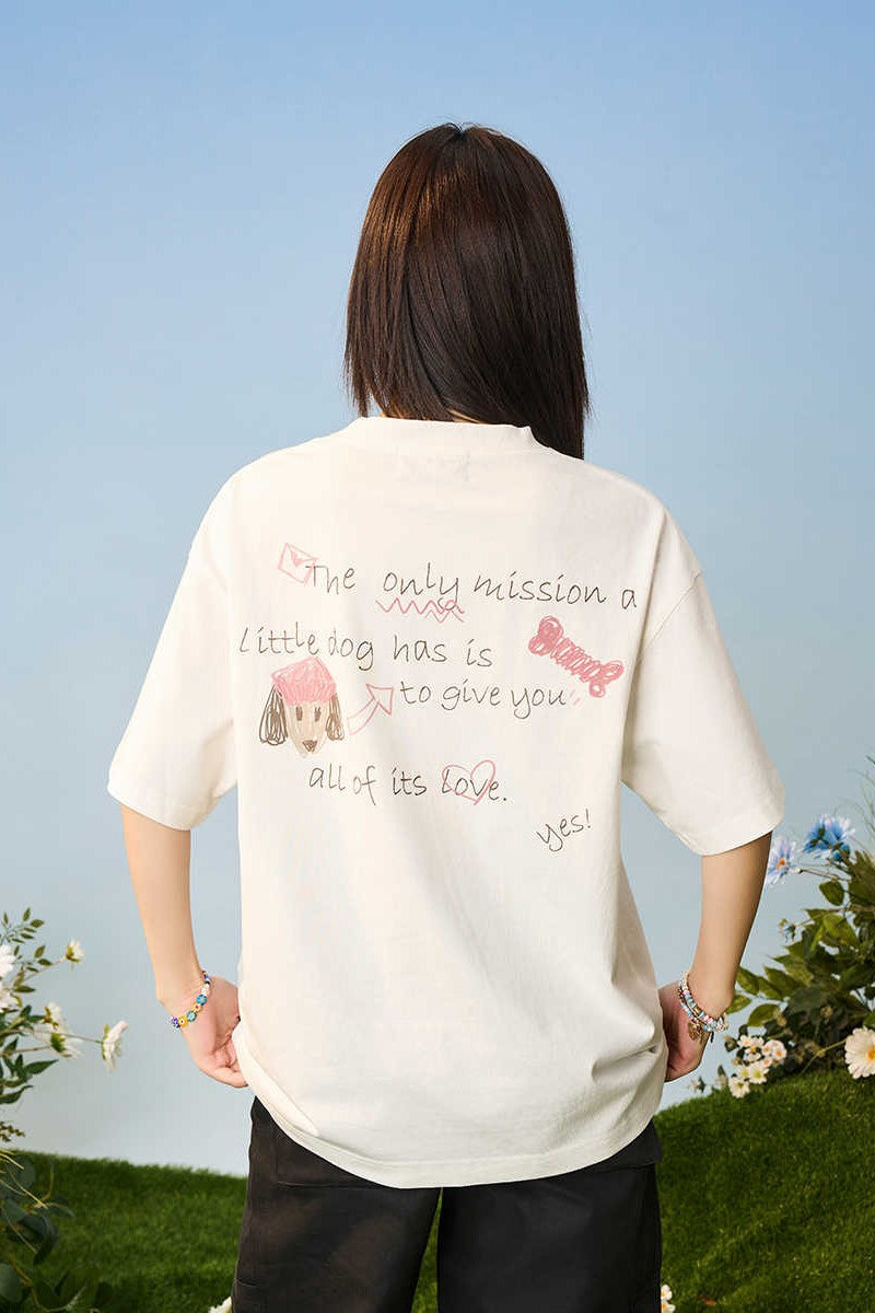 Line Dog Loose Fit Tee