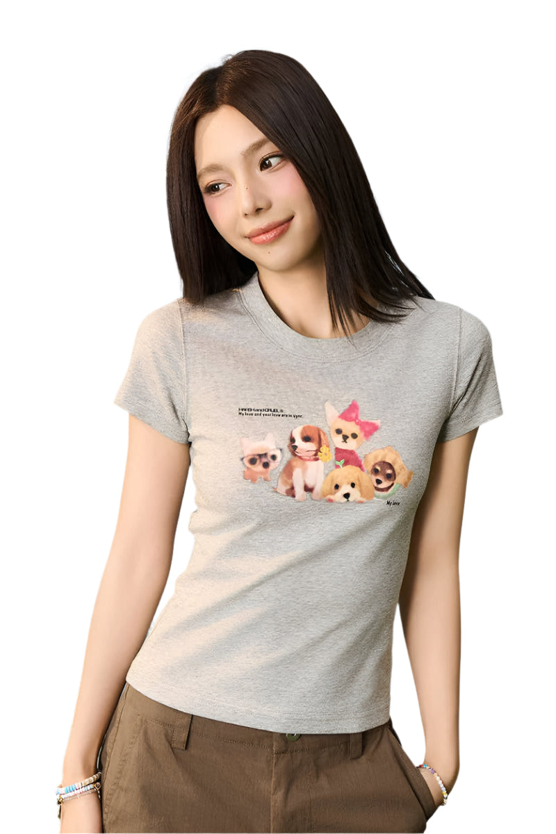 Watercolor Dog Graphic Tee