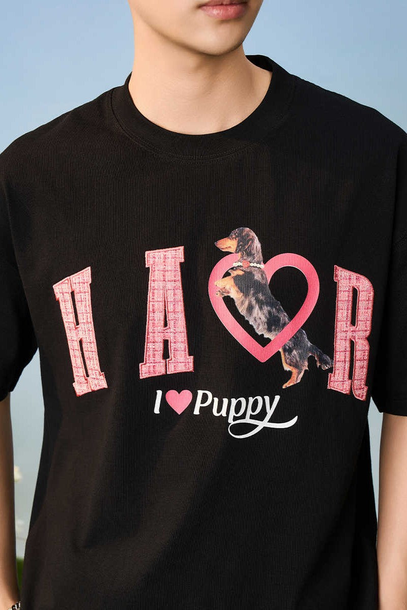 I Love Dog Graphic Tee