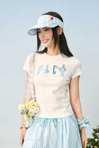 Plaid Patch Couple Tee