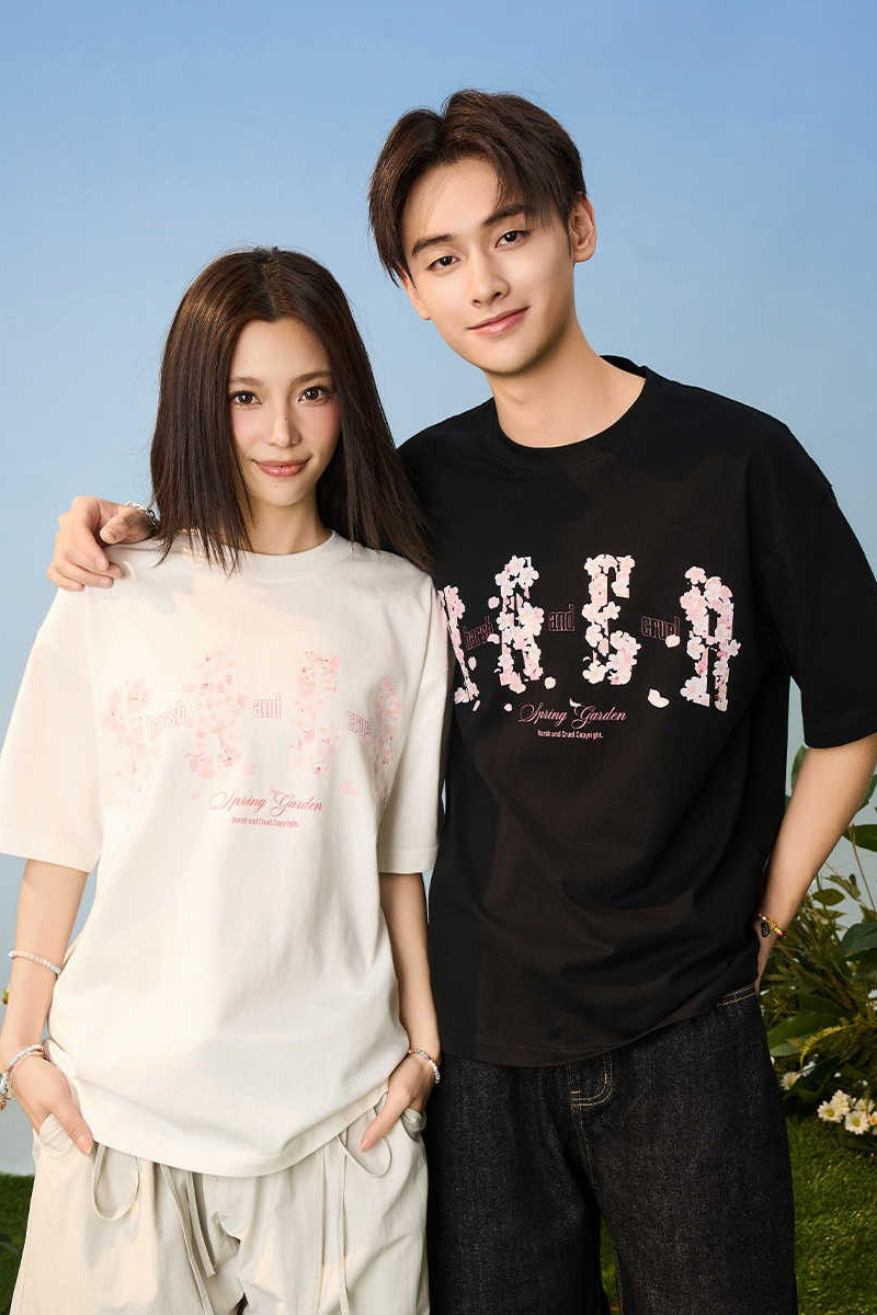 Falling Sakura Graphic Tee