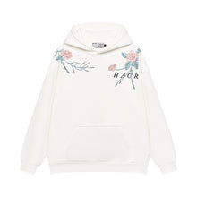 Load image into Gallery viewer, Rose Brenches Embroidered Logo Hoodie
