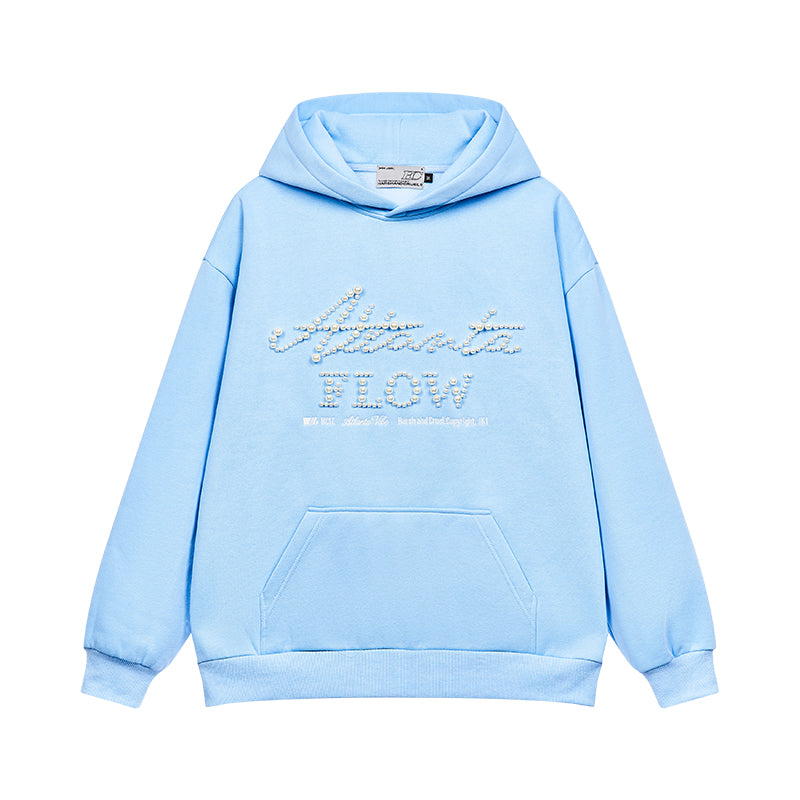 Pearl Embroidered Hoodie
