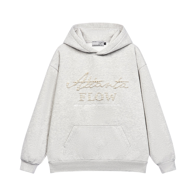 Pearl Embroidered Hoodie