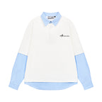 Two Piece Long Sleeves Polo Shirt