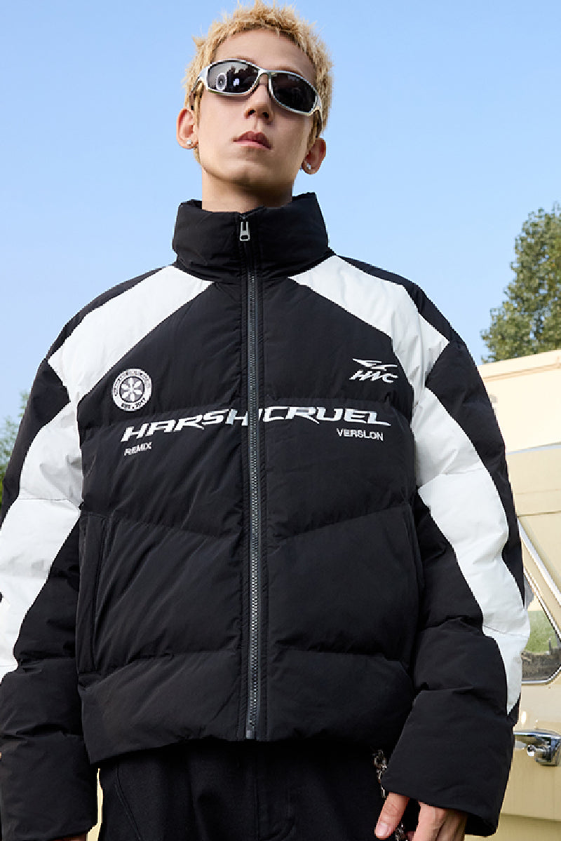 Racing Colorblock Padded Jacket