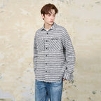 Distressed Tweed L/S Shirt