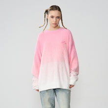 Load image into Gallery viewer, Embroidered Logo Gradient Sweater
