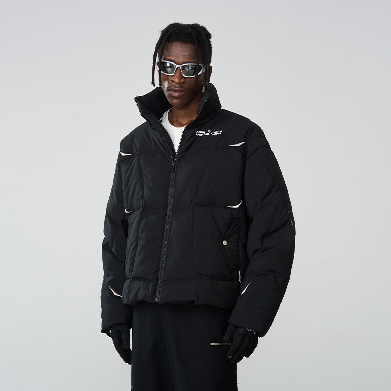 Deconstructed Segments Down Jacket