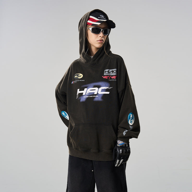 Sponsors Logo Printed Hoodie