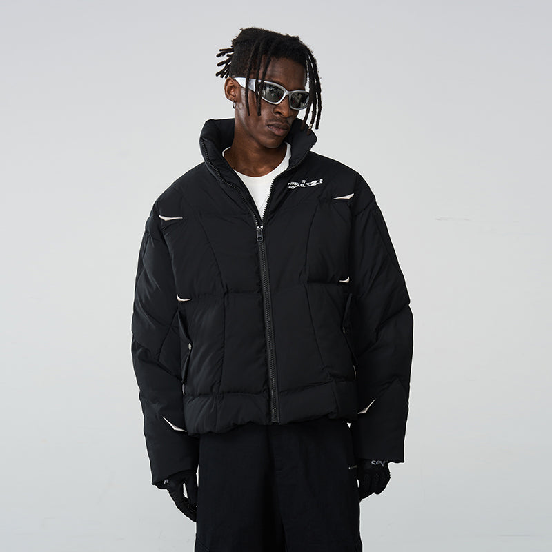 Deconstructed Segments Down Jacket