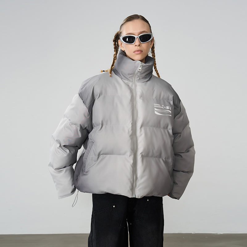 Silver Gradient Down Jacket