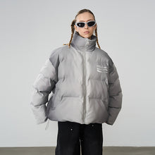 Load image into Gallery viewer, Silver Gradient Down Jacket
