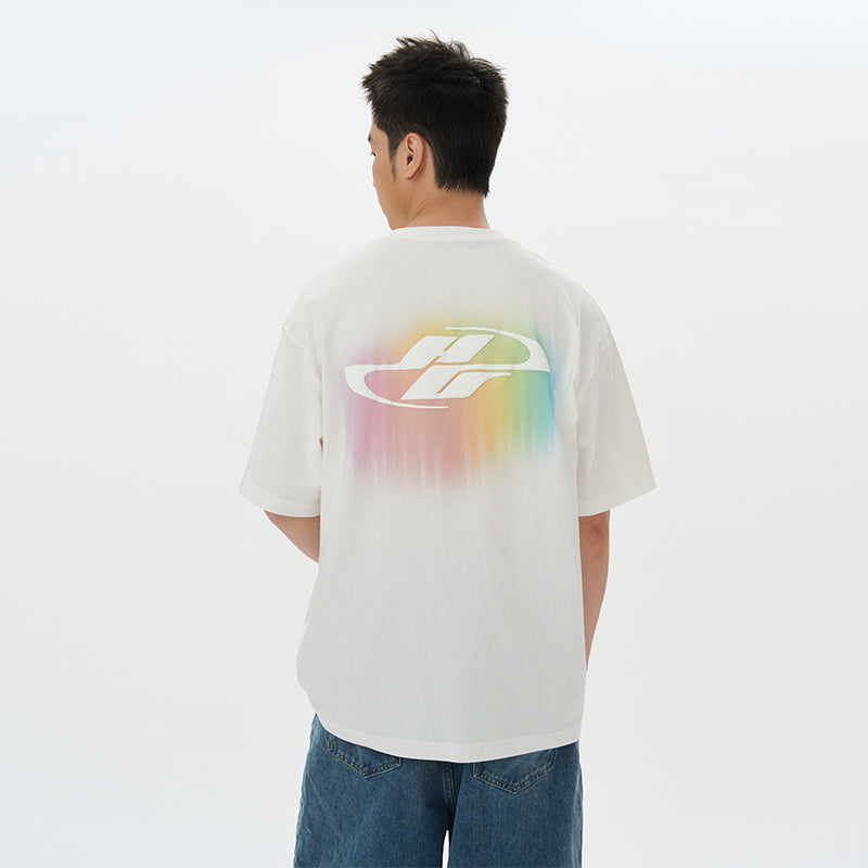 Dripping Rainbow Logo Tee